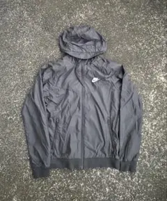 そ*び様 Nike ブラック ナイロンジャケット フード付き