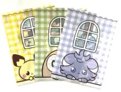 【ポケモン】ポケピース　クリアファイル　3枚セット　ローソン限定