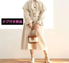 ナイスクラップ　トレンチ　スプリング　コート　アウター　ケープ　2way ベルト