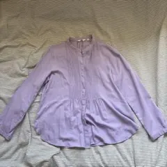【当日発送】【最終値下げ】UNIQLO ラベンダー 長袖ブラウス