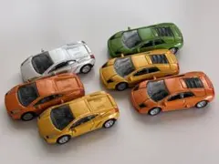 ランボルギーニ ミニカー 6台セット 缶コーヒーおまけ
