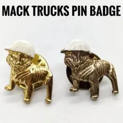 ヴィンテージ マックトラック 白ヘル　ピンバッジ MACK TRUCKS USAのサムネイル