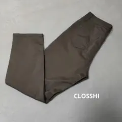 クロッシー　CLOSSHI　ストレッチパンツ　カーキ　W64　レディースパンツのサムネイル