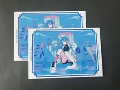 初音ミク　愛三電機コラボ　ポストカード　２枚セット