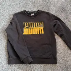 PUMA ブラック トレーナー