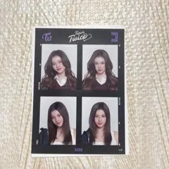 TWICE 証明写真ステッカー　サナ