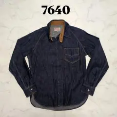 【デラックスウエア】7640/ヴィンテージ/40s/デニムシャツのサムネイル