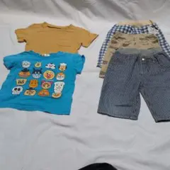 95サイズ 子供服 半袖Tシャツ ハーフパンツまとめ売りのサムネイル