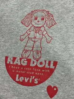 Levi's ラグドールプリント スウェットトレーナー 美品