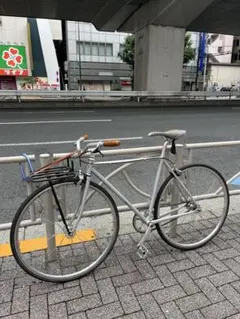 ヴィンテージレトロスタイル シティサイクル ゴールド 80年代カマキリ