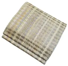 AA38松葉名古屋帯 単帯 更紗 紬 秀品 夏帯 正絹 単衣 美品 - メルカリ
