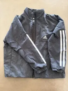 adidas ジップアップジャケット 130 グレー