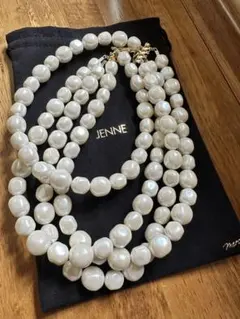 JENNE ホワイトパール ロングネックレス