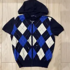 POLO GOLF RALPH LAUREN 半袖セーター　M カシミヤ混