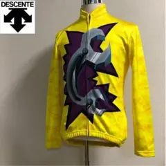 デサント ’90 ヴィンテージ サイクル ジャージー 日本製 イエロー Lサイズのサムネイル