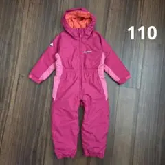 mont-bellモンベル　スキーウェア　ジャンプスーツ　つなぎ　ピンク　110