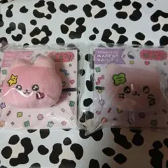 【韓国大人気キャラ】　　チェゴシムマスコットヘアゴム セット うさぎねこ