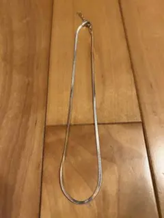 スネーク チェーン ネックレス フラット（アジャスター チェーン ハート型）