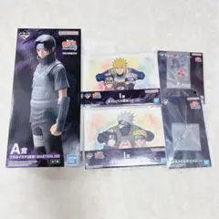 NARUTO一番くじA賞 うちはイタチ(暗部)新品　その他5点セット