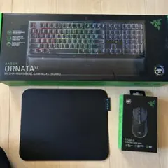 Razer Ornata V2 メンブレンキーボード　マウス　マウスパッド