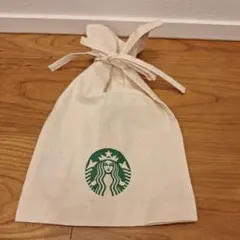 STARBUCKS ギフト袋 コットン製 アイボリー