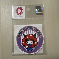 ミャクミャク×KUROMI ステッカー