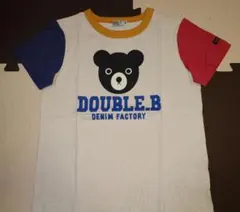 新品 DOUBLE.B ミキハウス Tシャツ 130cmのサムネイル