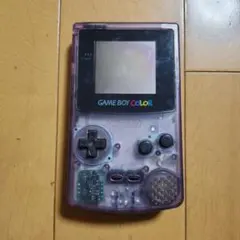 GAME BOY COLOR クリアパープル 本体ジャンク