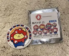 ミャクミャク　サンリオコラボ　ポムポムプリン　缶バッジ