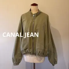 キャナルジーン　CANAL JEAN コート　アウター　カーキ　上着　ミニタリー