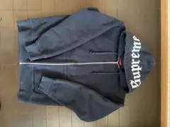 Supreme ネイビー フード付きパーカーのサムネイル