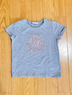 【MONCLER】キッズ Tシャツ グレー ロゴ刺繍 110のサムネイル