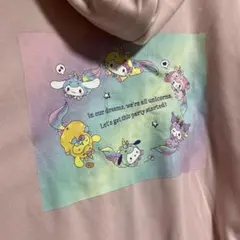 サンリオキャラクターズ ユニコーン ジップ パーカー ピンク M〜L 新品