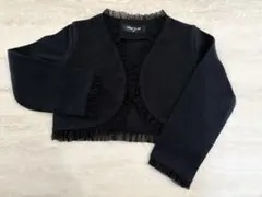COMME CA ISM ブラック　ボレロ　 90
