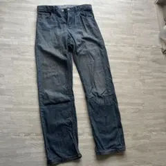 ストレートデニム サイズ160 ダークブルー
