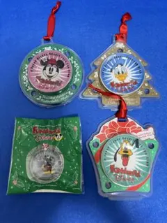 ファンタフル ディズニー会員 ミッキー オーナメント プレート 4点セット