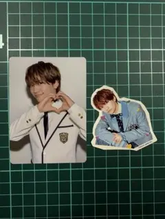 藤原丈一郎　なにわ男子　トレカ　シール　HARD WORK ファミクラストア盤