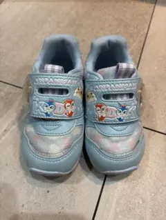 アンパンマン ベビーシューズ 水色　13.5