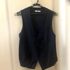 Shoku 藍染め 手紡ぎ ベスト - メルカリ