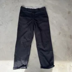 Dickies ブラック ワークパンツ