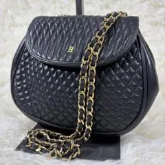 【大人気✨】　Bally バリー　ショルダーバッグ キルティング ブラック 黒