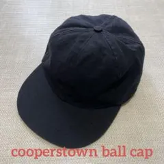 [美品]cooperstown ball cap ベースボールキャップ ブラックのサムネイル