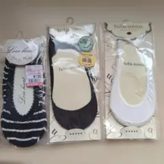 フットカバー 3足 22cm~25cm