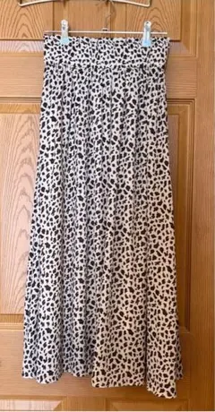 LOWRYSFARM ヒョウ柄 フレアロングスカート