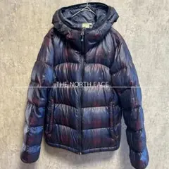 ノースフェイス ダウンジャケット チェック柄 レディース M
