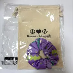 ジョジョの奇妙な冒険 シュシュ&巾着セット 岸辺露伴 ver.