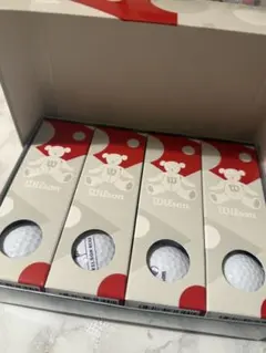 ウイルソンゴルフ ゴルフボール BEAR4 ホワイト 1ダース ホワイト