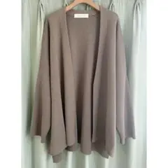 GALERIE VIE コットンシルク ノーカラーコート