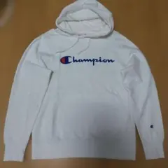 Champion パーカー ホワイト Mサイズ