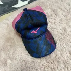 Mizuno メッシュキャップ ネイビー/ピンク